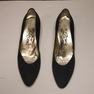 Salvatore Ferragamo Black Petite Heel Size 6